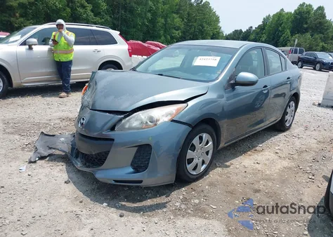 2012 Mazda Mazda3 I Sport из США, поврежденный, VIN JM1BL1UF9C1523634